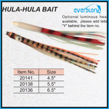 Hula Hula Bait Octopus Fishing Tackle (Tête lumineuse disponible)